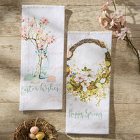 Thumbnail for Spring In Bloom Happy Spring Dishtowel Set of 6 Park Designs - The Fox Decor