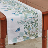 Eucalyptus Greens Table Runner 36