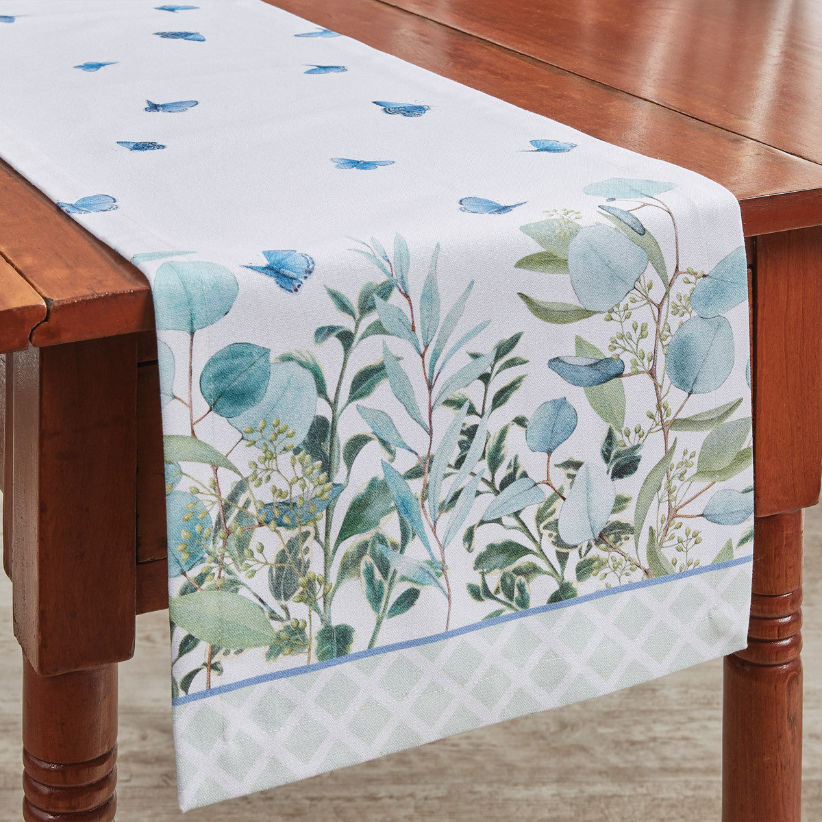 Eucalyptus Greens Table Runner 54" L Park Designs - The Fox Decor