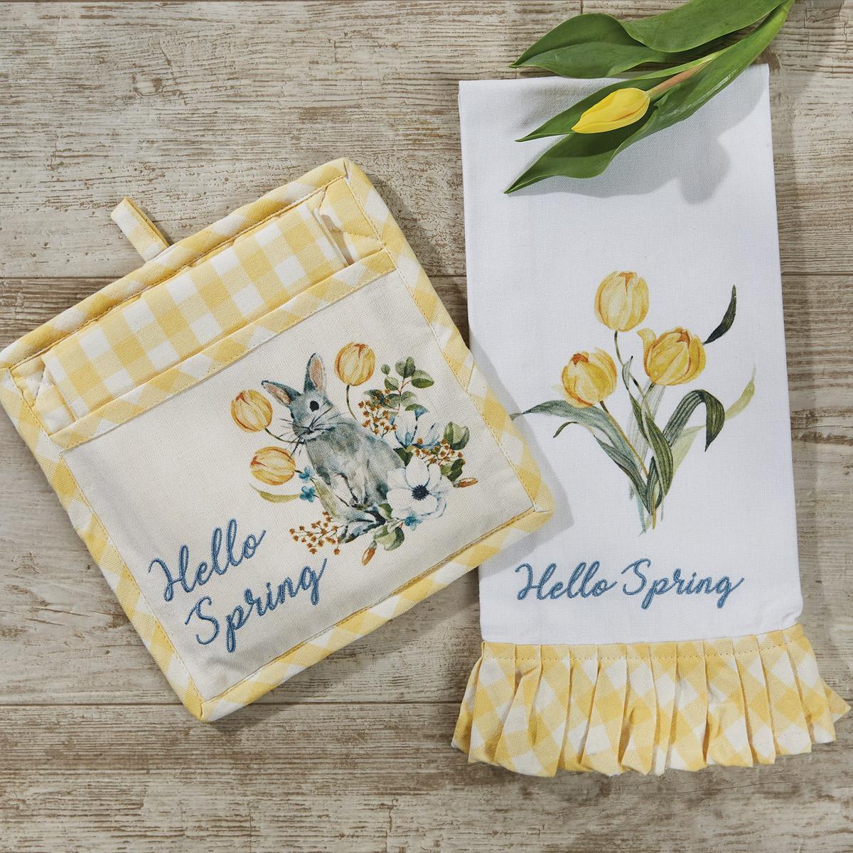 Forever Spring Dishtowel - Set of 2 Park Designs - The Fox Decor
