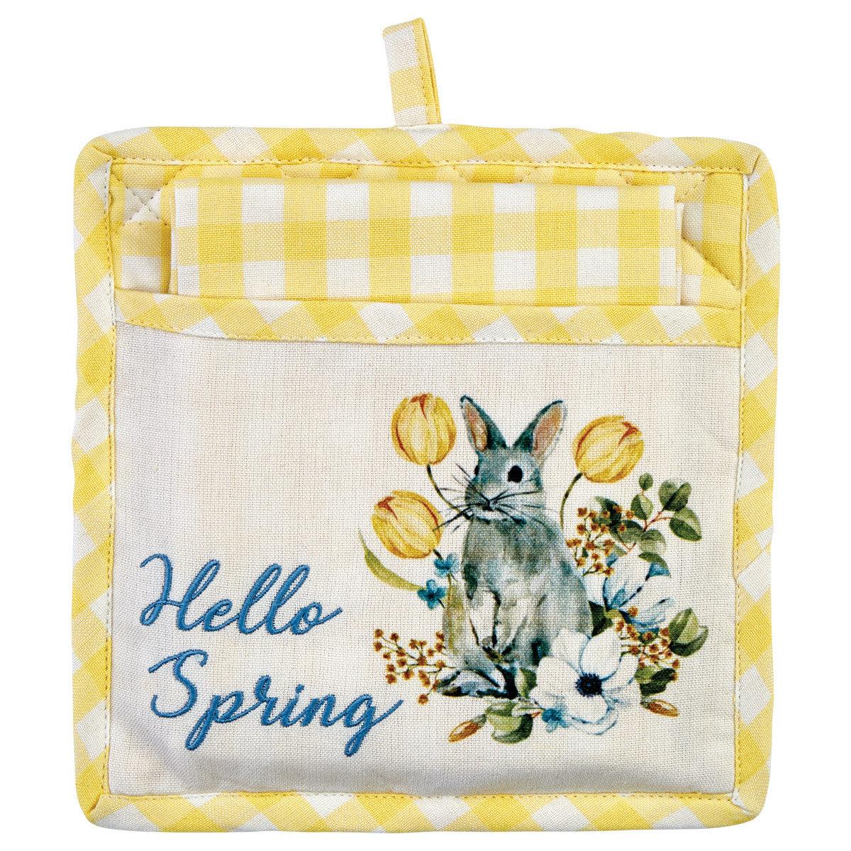 Forever Spring Pocket Potholder Set Park Designs - The Fox Decor