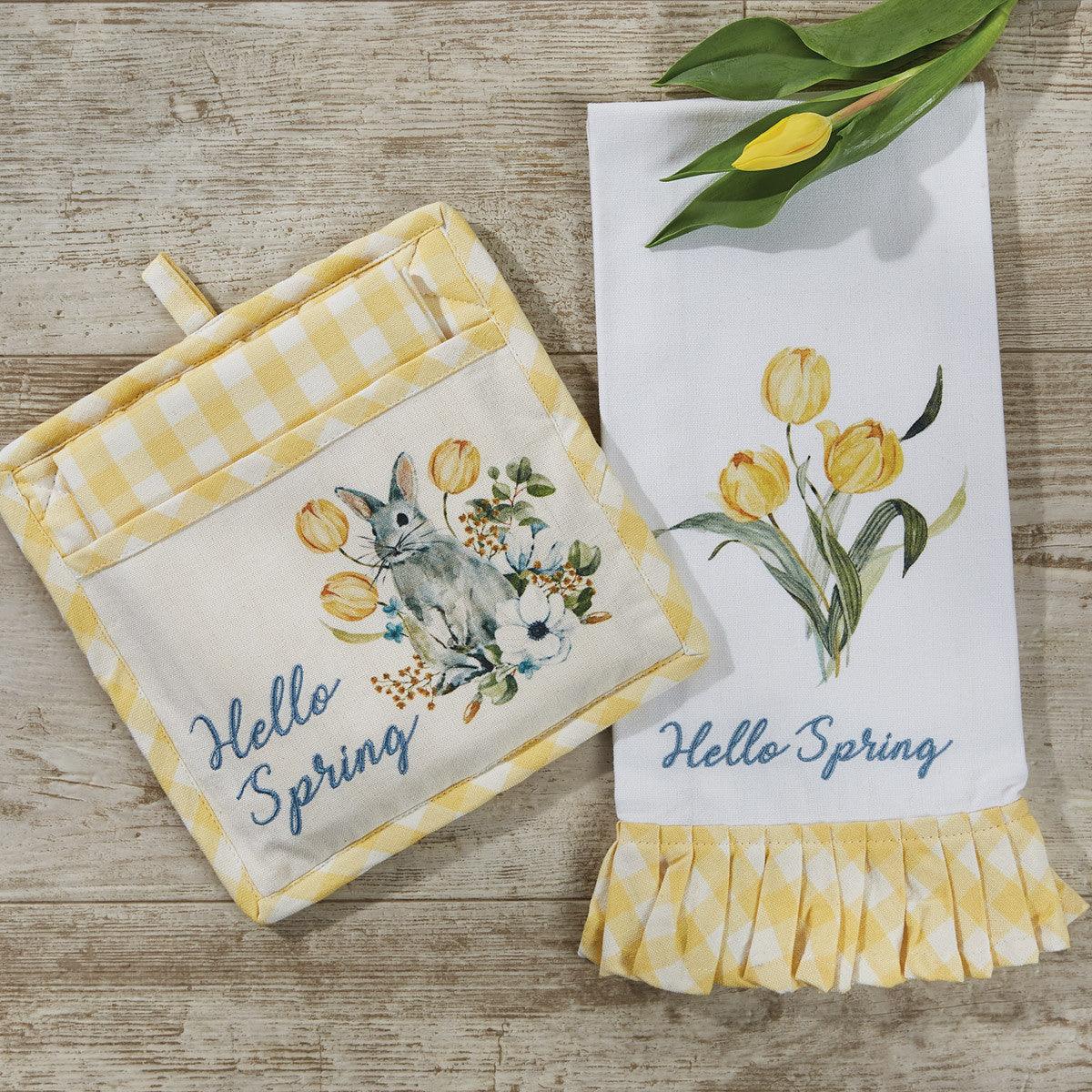 Forever Spring Pocket Potholder Set Park Designs - The Fox Decor