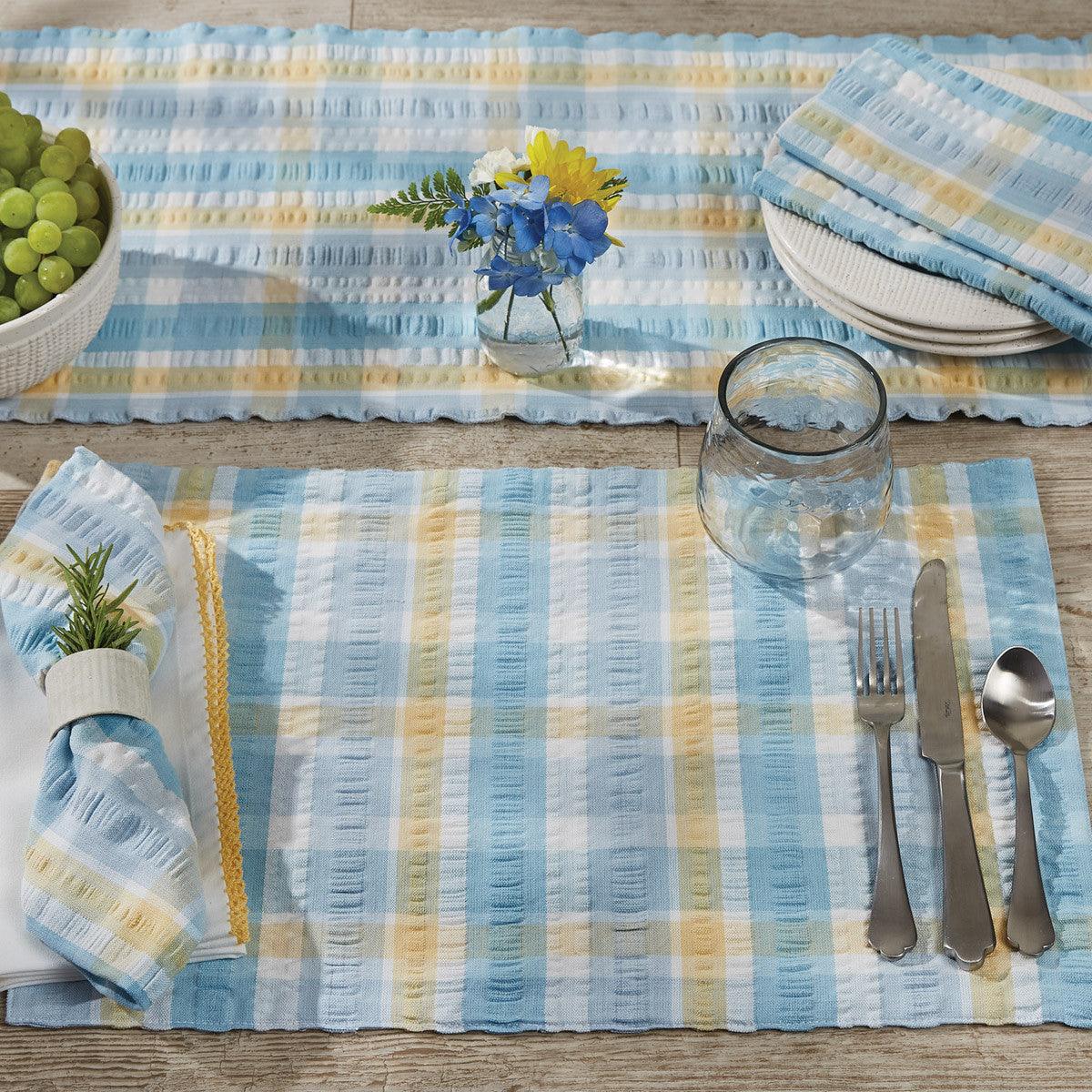 Forget Me Not Waffle Weave Dishtowel Set of 12 Park Designs - The Fox Decor