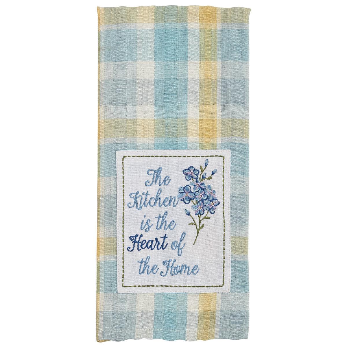 Forget Me Not Decorative Dishtowel Set of 2 Park Designs