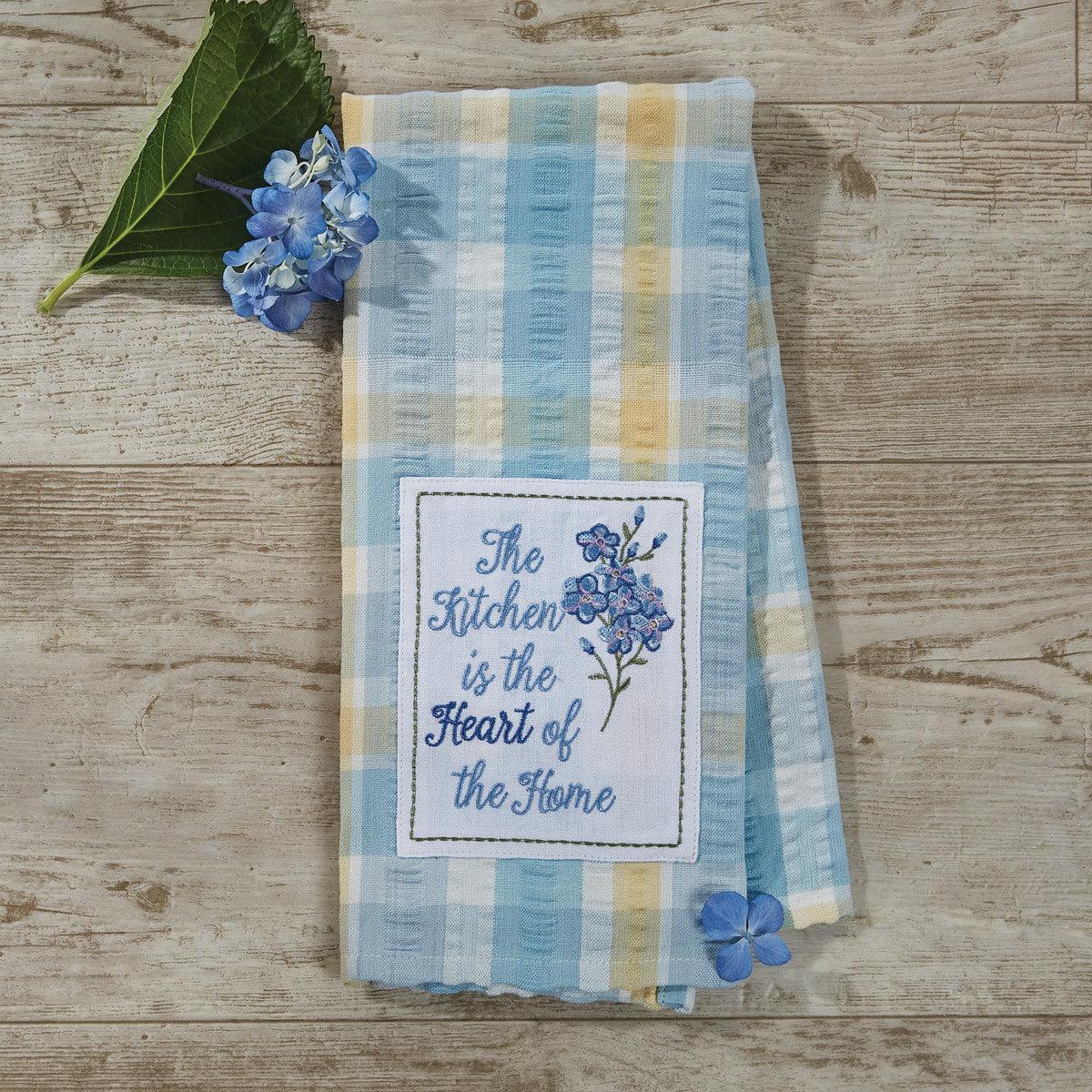 Forget Me Not Decorative Dishtowel Set of 2 Park Designs