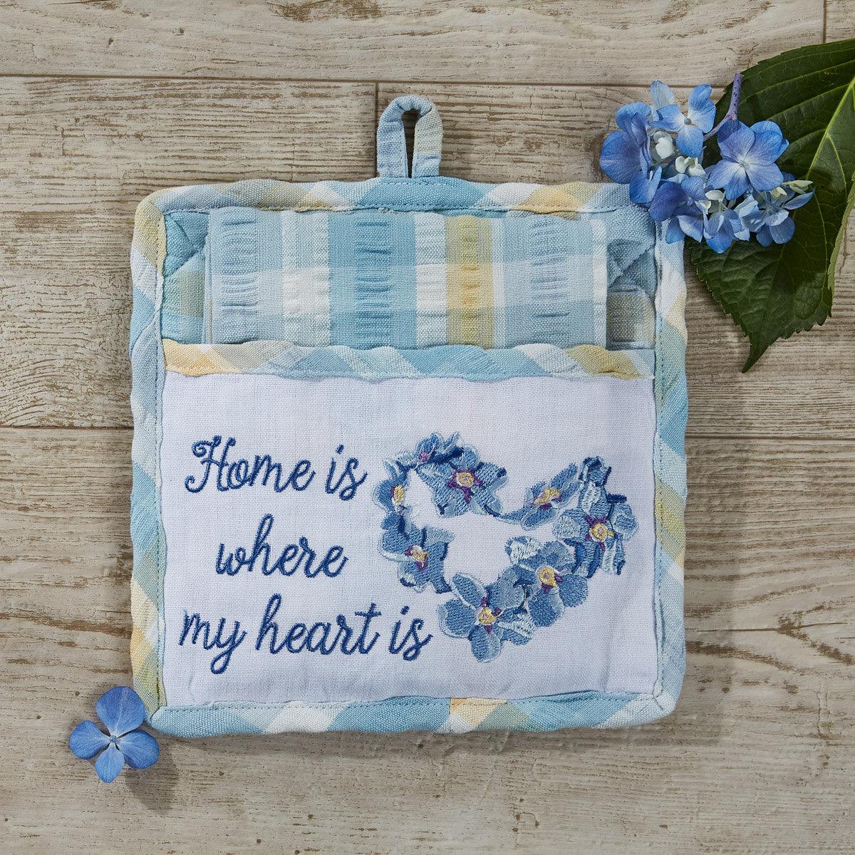 Forget Me Not Pocket Potholder Set Park Designs