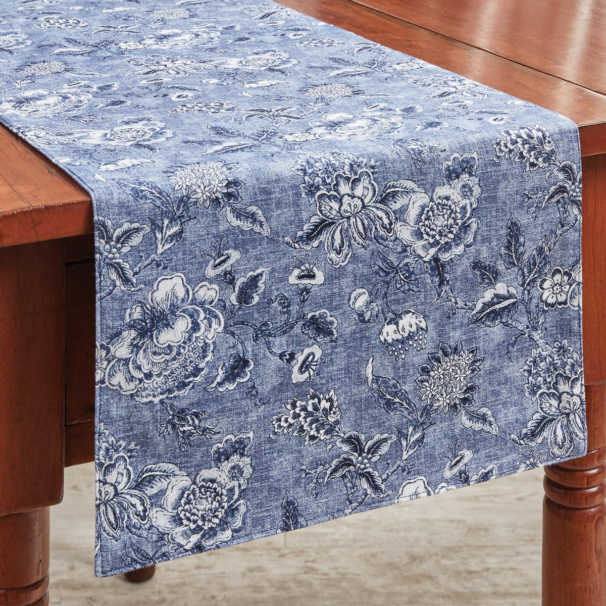 Williamsburg Chinois Floral Table Runner 36" L Park Designs