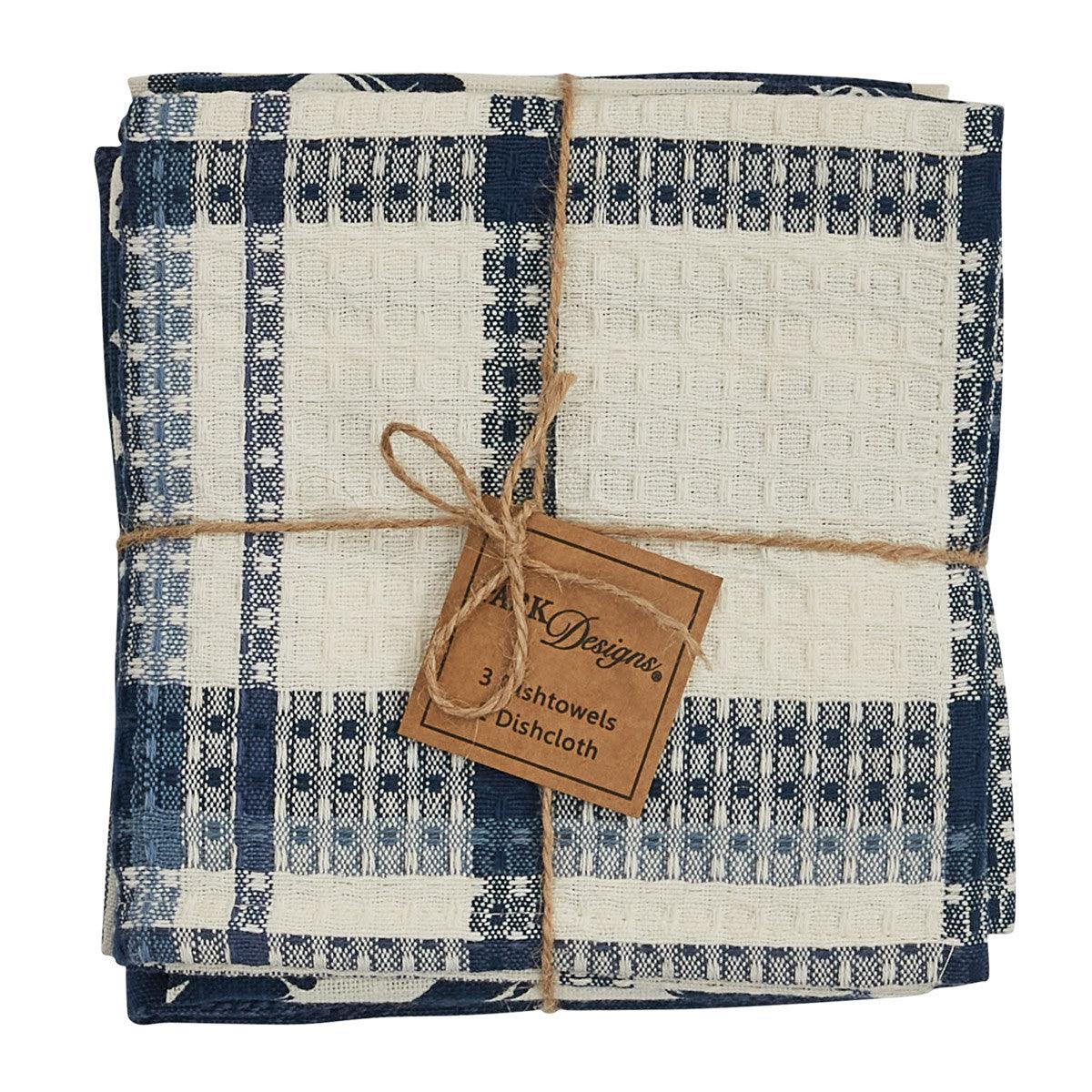 Bamboo Trellis 3 Dishtowel/Discloth Set Park Designs - The Fox Decor