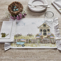 Spring Garden Placemat Set of 12 Park Designs - The Fox Decor