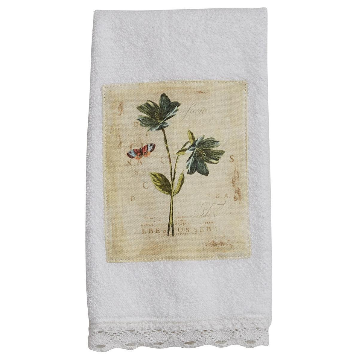 Antiquarian Blooms Fingertip Towel Set of 4 Park Designs