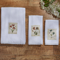 Thumbnail for Antiquarian Blooms Fingertip Towel Set of 4 Park Designs
