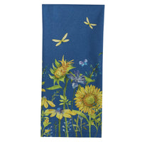 Thumbnail for Blue Ground Sunflower Printed Dishtowel Set of 2 Park Designs