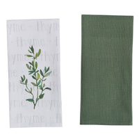 Thumbnail for Herb Garden Thyme 2 Dishtowel Set of 4 Park Designs - The Fox Decor