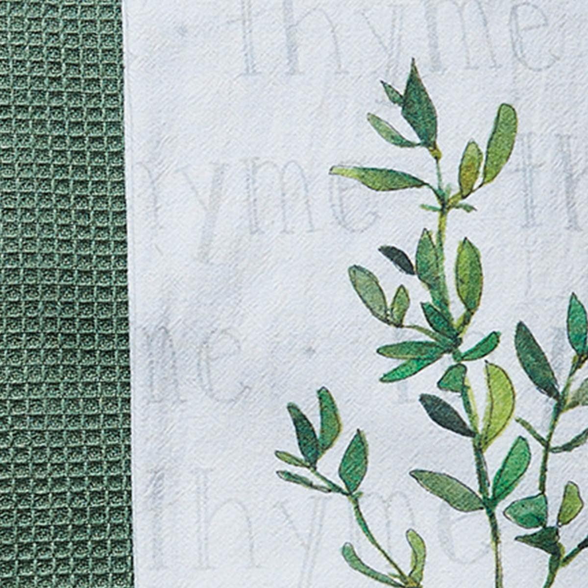 Herb Garden Thyme 2 Dishtowel Set of 4 Park Designs - The Fox Decor