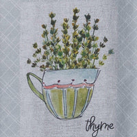 Thumbnail for Herb Garden Thyme Dishtowel Set of 6 Park Designs