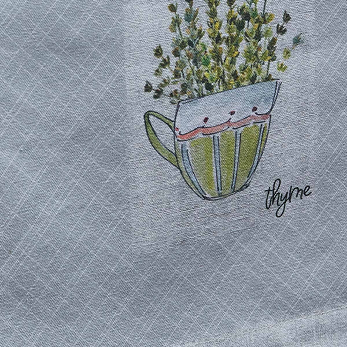 Herb Garden Table Runner 54"L Set of 2 Park Designs