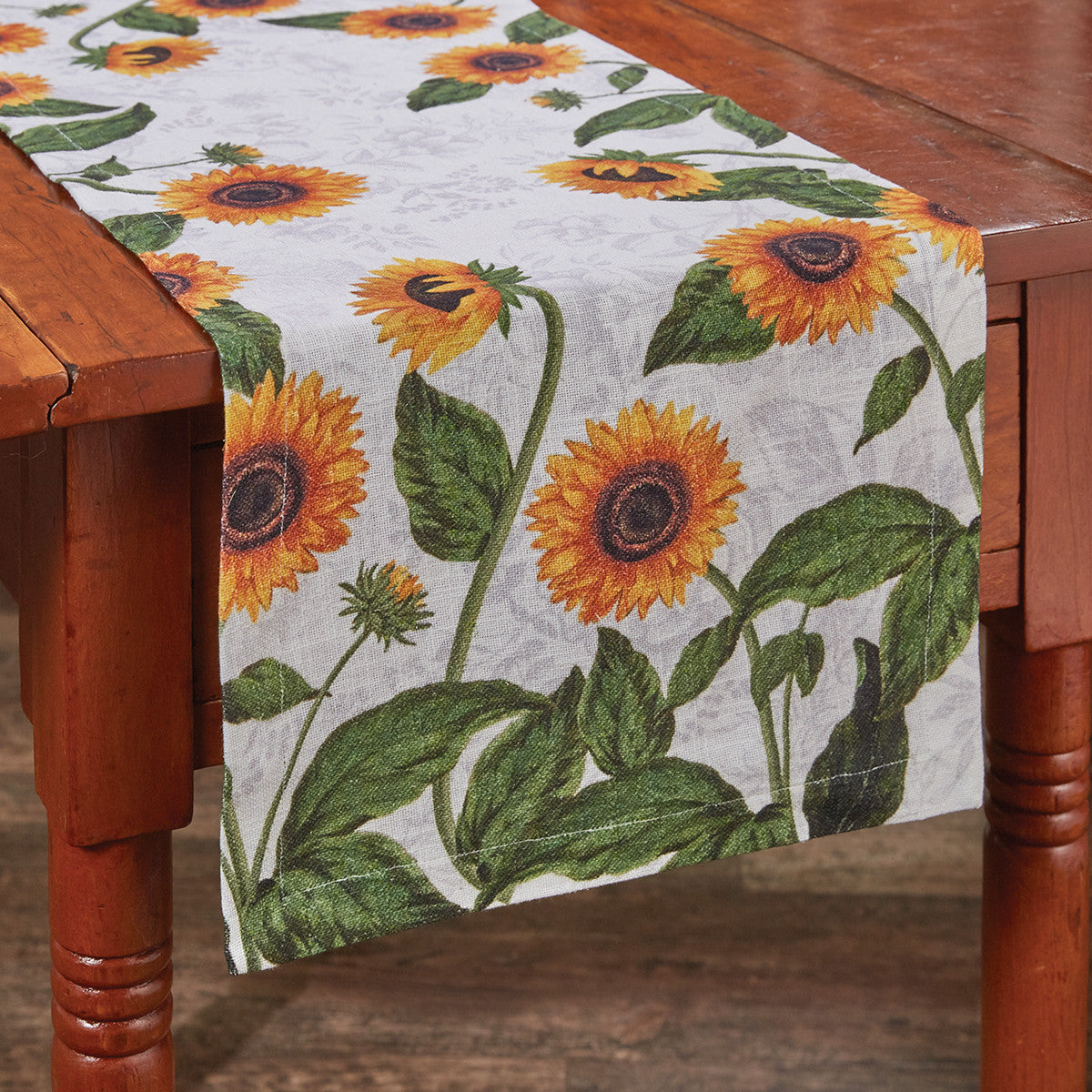 Williamsburg Sunflower Toile Table Runner 36"L Park Designs