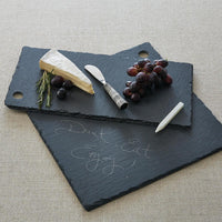 Thumbnail for Slate Board Square Set of 3 Park Designs - The Fox Decor