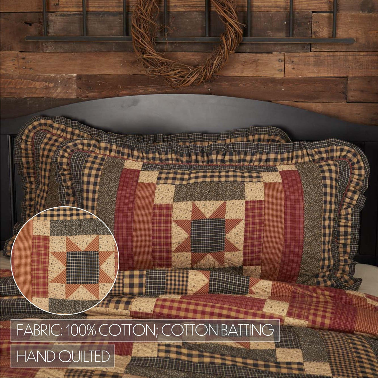 Maisie King Sham 21x37 VHC Brands - The Fox Decor