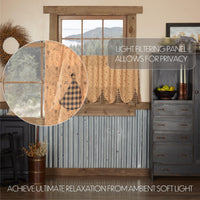 Thumbnail for Maisie Tier Curtain Set of 2 L24xW36 - The Fox Decor