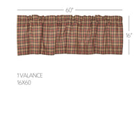 Thumbnail for Crosswoods Valance Curtain 16x60