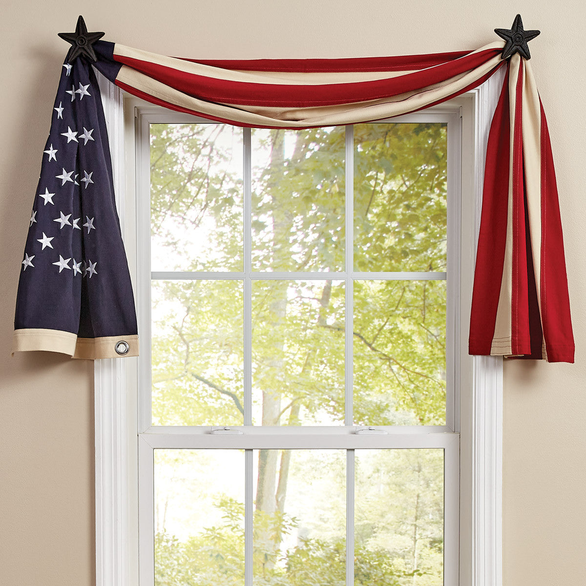 Star Spangled Table Runner/Swag 72" L - Park designs - The Fox Decor