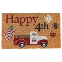 Thumbnail for Star Spangled Truck Doormat Park Designs - The Fox Decor