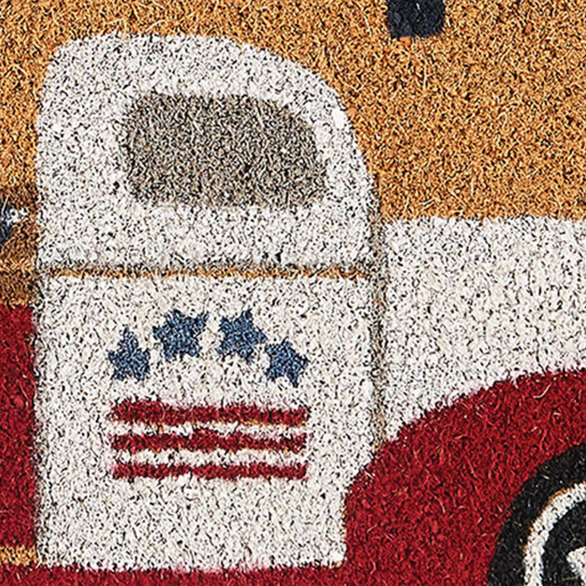 Star Spangled Truck Doormat Park Designs - The Fox Decor