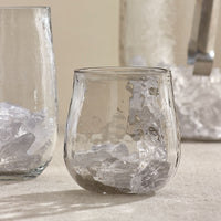 Thumbnail for Textured Short Beverage Glass Set of 4 Park Designs