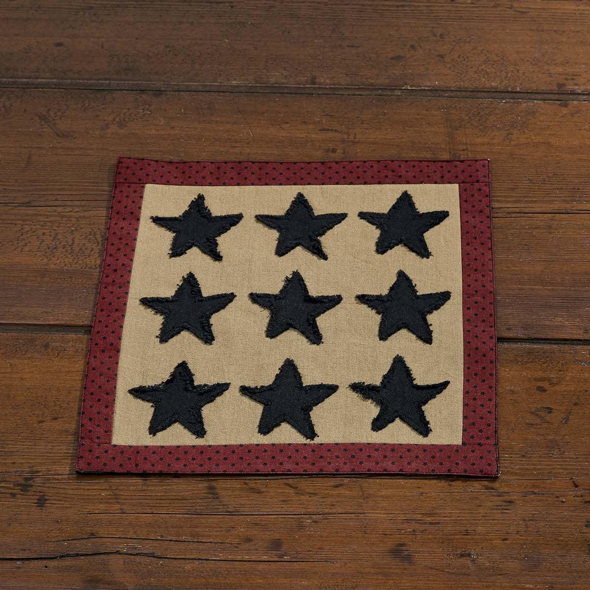 Dorset 9 Star Accent Mat Set of 6  Park Designs