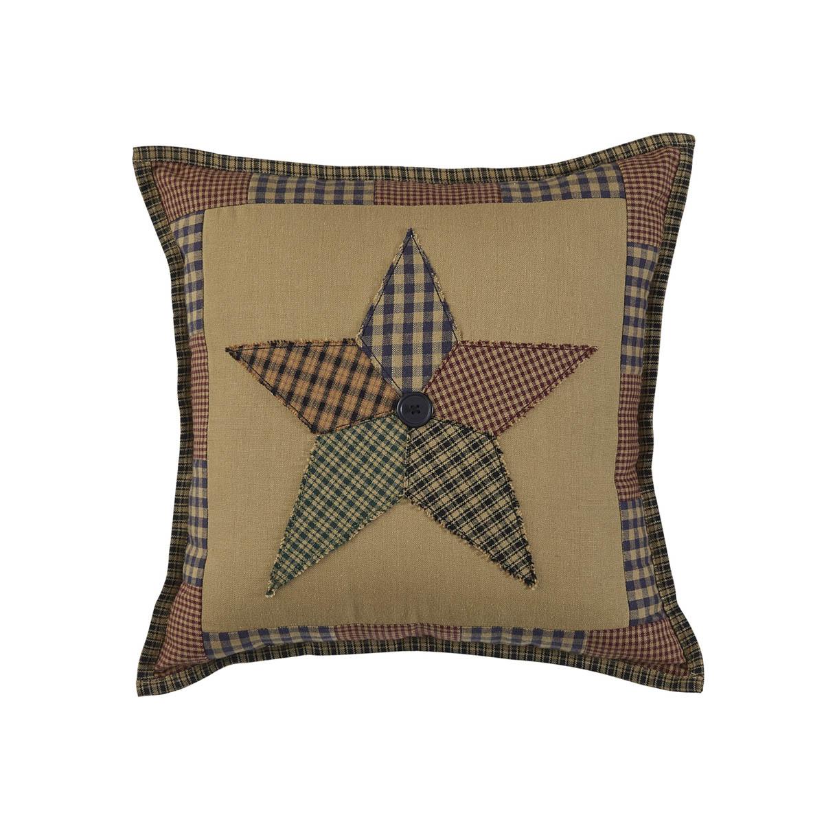 Pieced Star Applique Plw CVR 16" - Park Designs - The Fox Decor