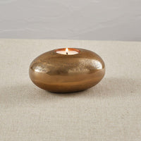 Thumbnail for Gold Pebble Tealight Holder Set of 2 Park Designs - The Fox Decor