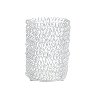 White Spiral Wire Hurricane Set of 2 Park Designs - The Fox Decor