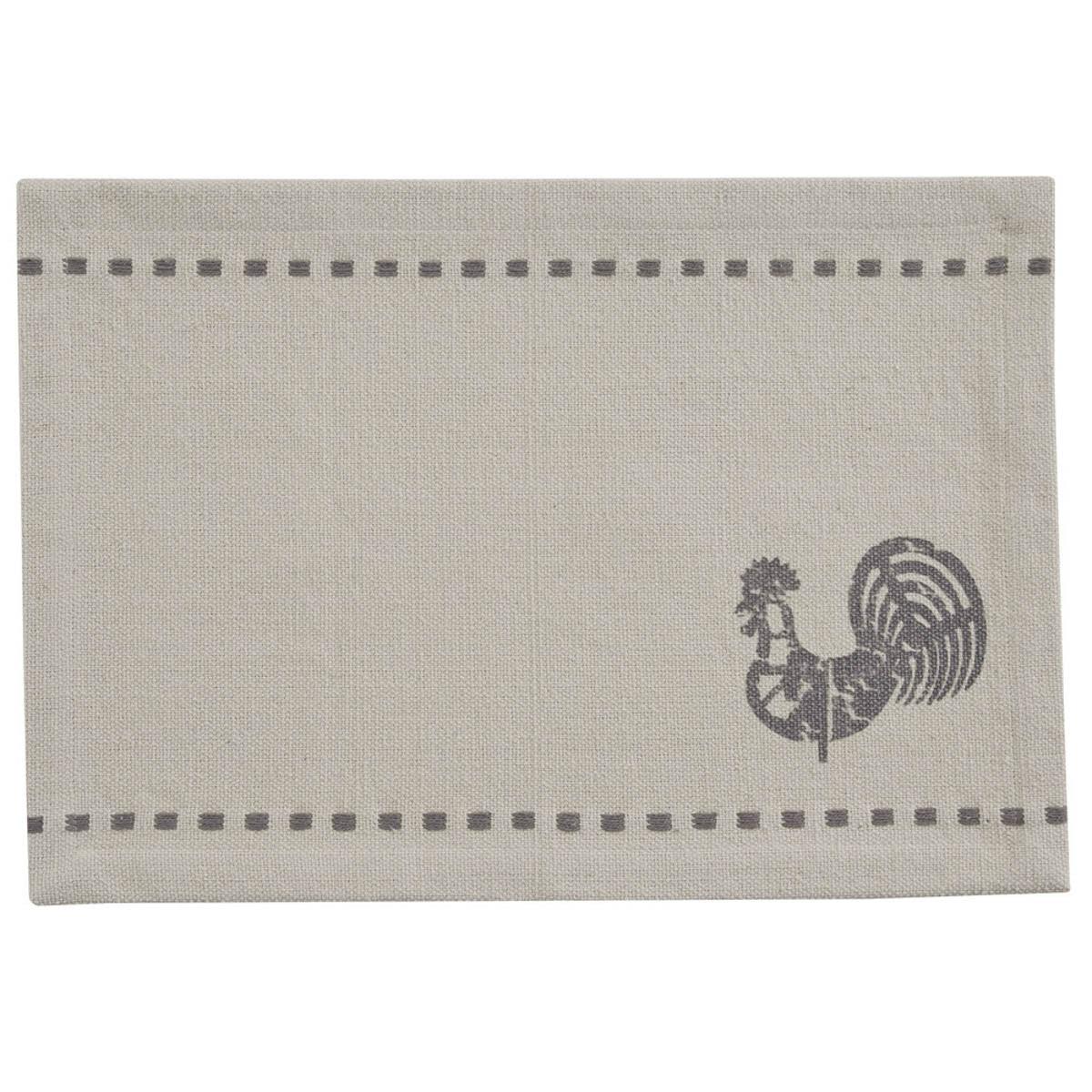 Folk Rooster Placemat Set of 12 Park Designs - The Fox Decor