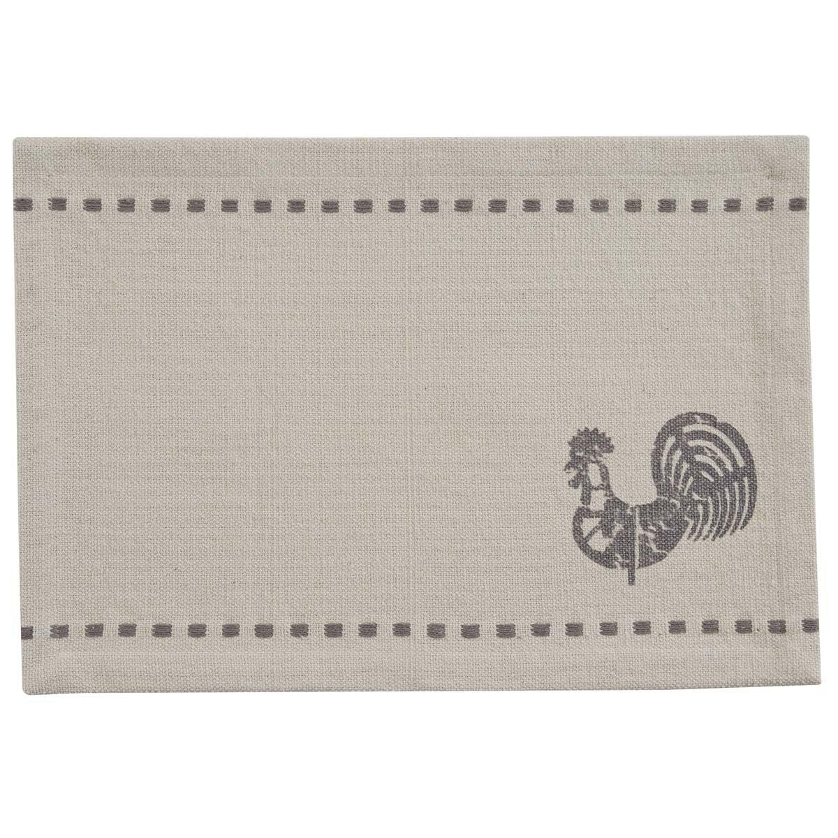 Folk Rooster Placemat Set of 12 Park Designs - The Fox Decor