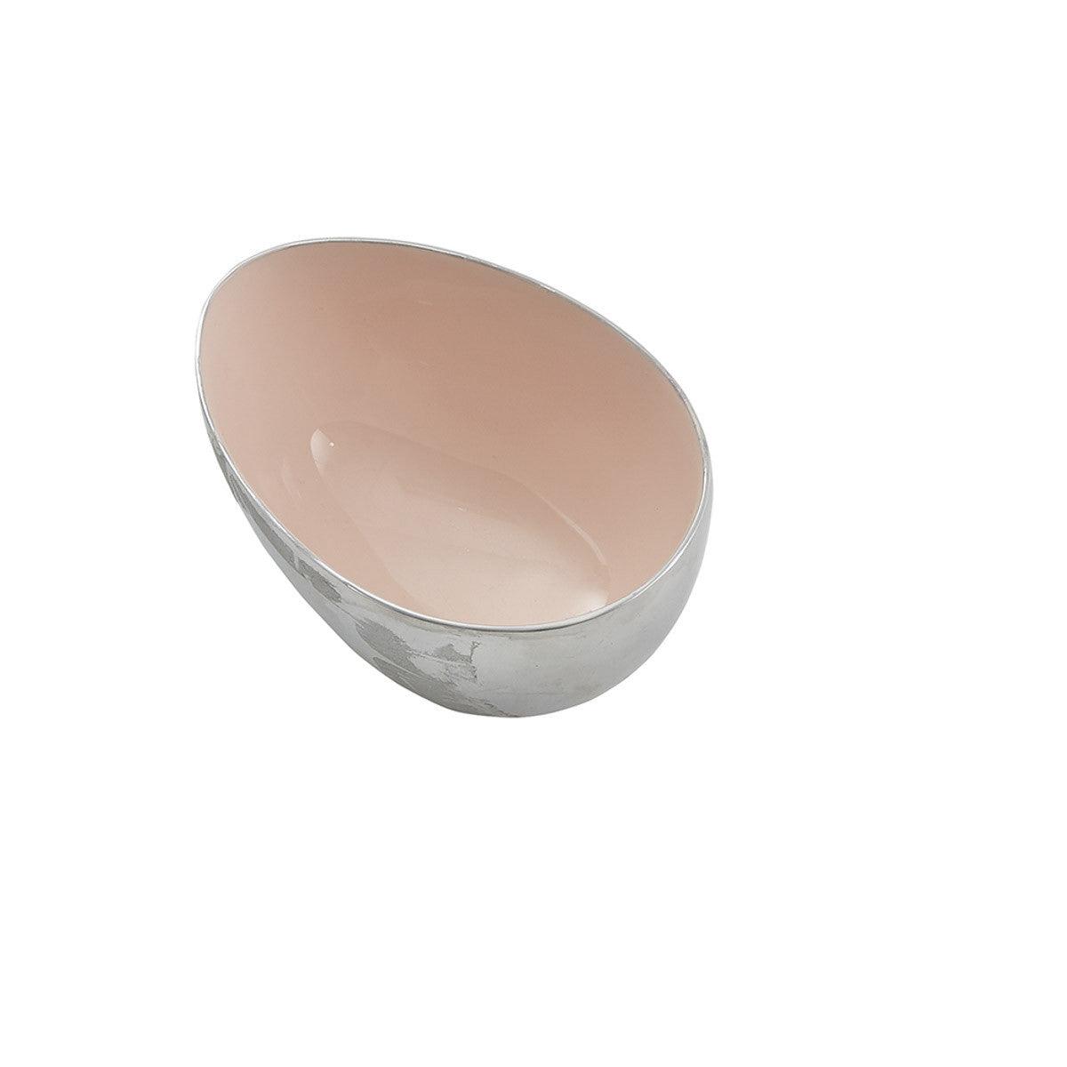 Egg Shaped Bowl Pink Set of 2 Park Designs