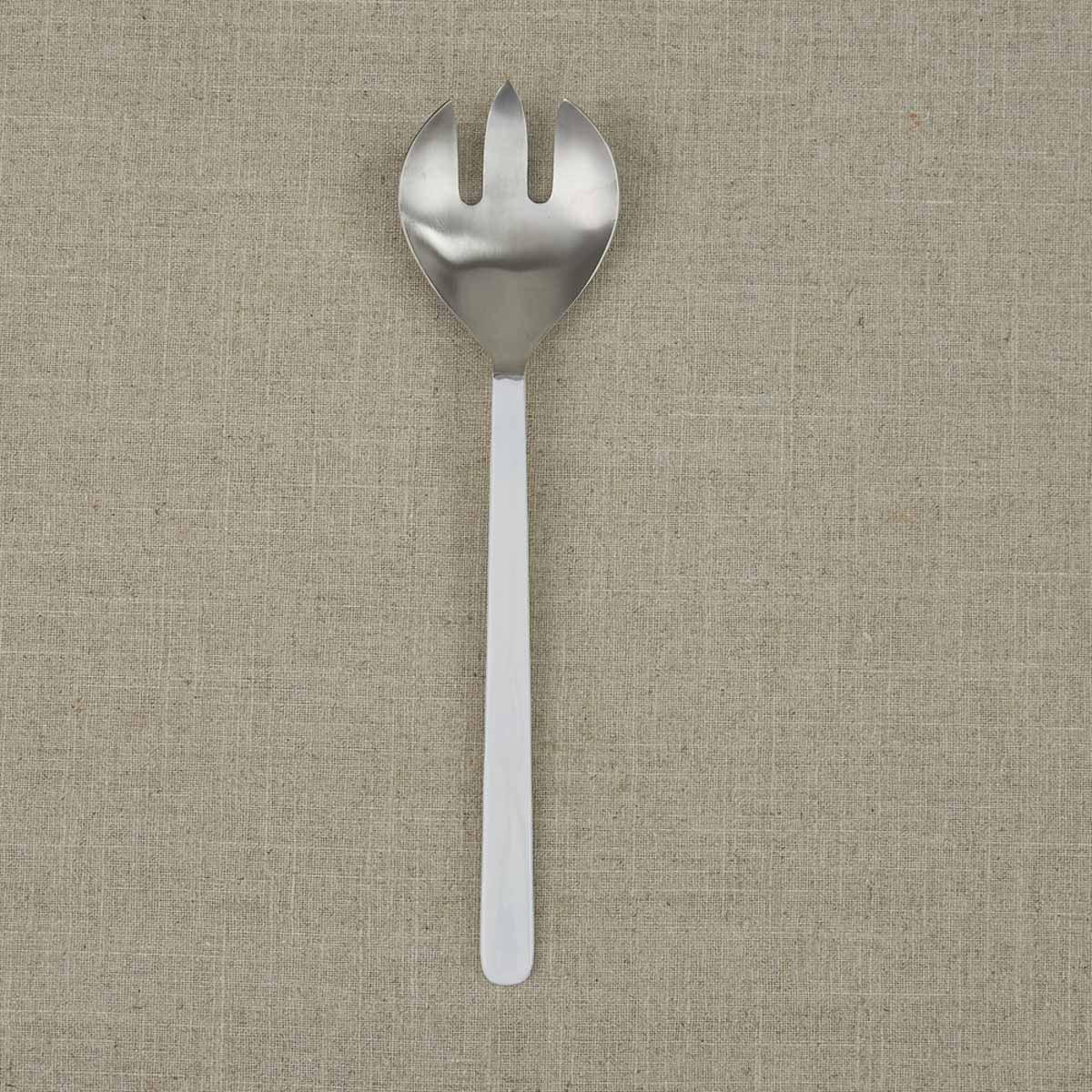 White Handle Serving Fork Set of 4 Park Designs