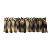 Thumbnail for Berry Gingham Lined Valance Park Designs