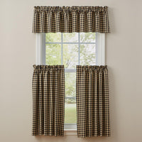 Thumbnail for Berry Gingham Lined Valance Park Designs