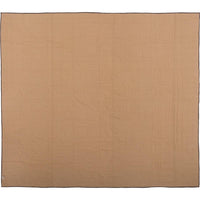 Thumbnail for Black Check Star California King Quilt 130Wx115L - The Fox Decor
