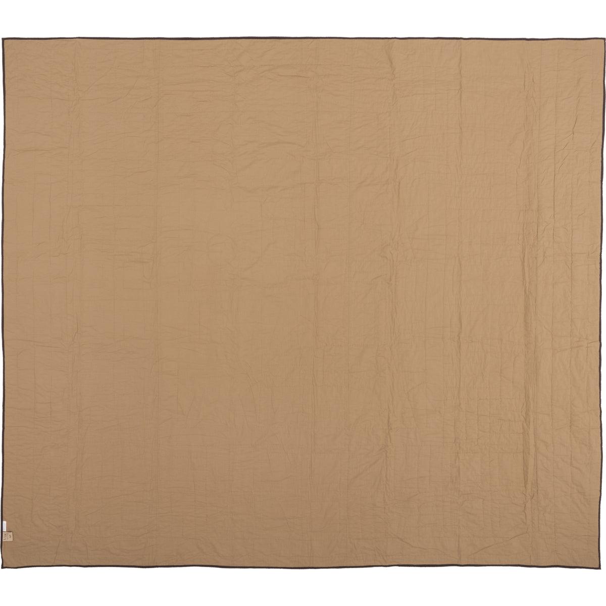 Black Check Star Luxury King Quilt 120Wx105L - The Fox Decor
