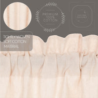 Simple Life Flax Natural Panel Curtain Set of 2 84x40