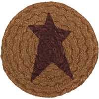 Heritage Farms Star Jute Coaster Set of 6 - The Fox Decor