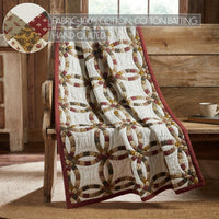 Thumbnail for Custom House Wedding Rings Quilted Throw 43x60 - The Fox Decor
