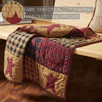 Connell Quilted Lap Throw 30Wx30L - The Fox Decor