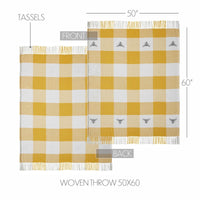 Thumbnail for Buzzy Bees Woven Throw 50x60 - The Fox Decor
