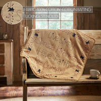 Pip Vinestar Burlap Lap Throw 32Wx32L - The Fox Decor