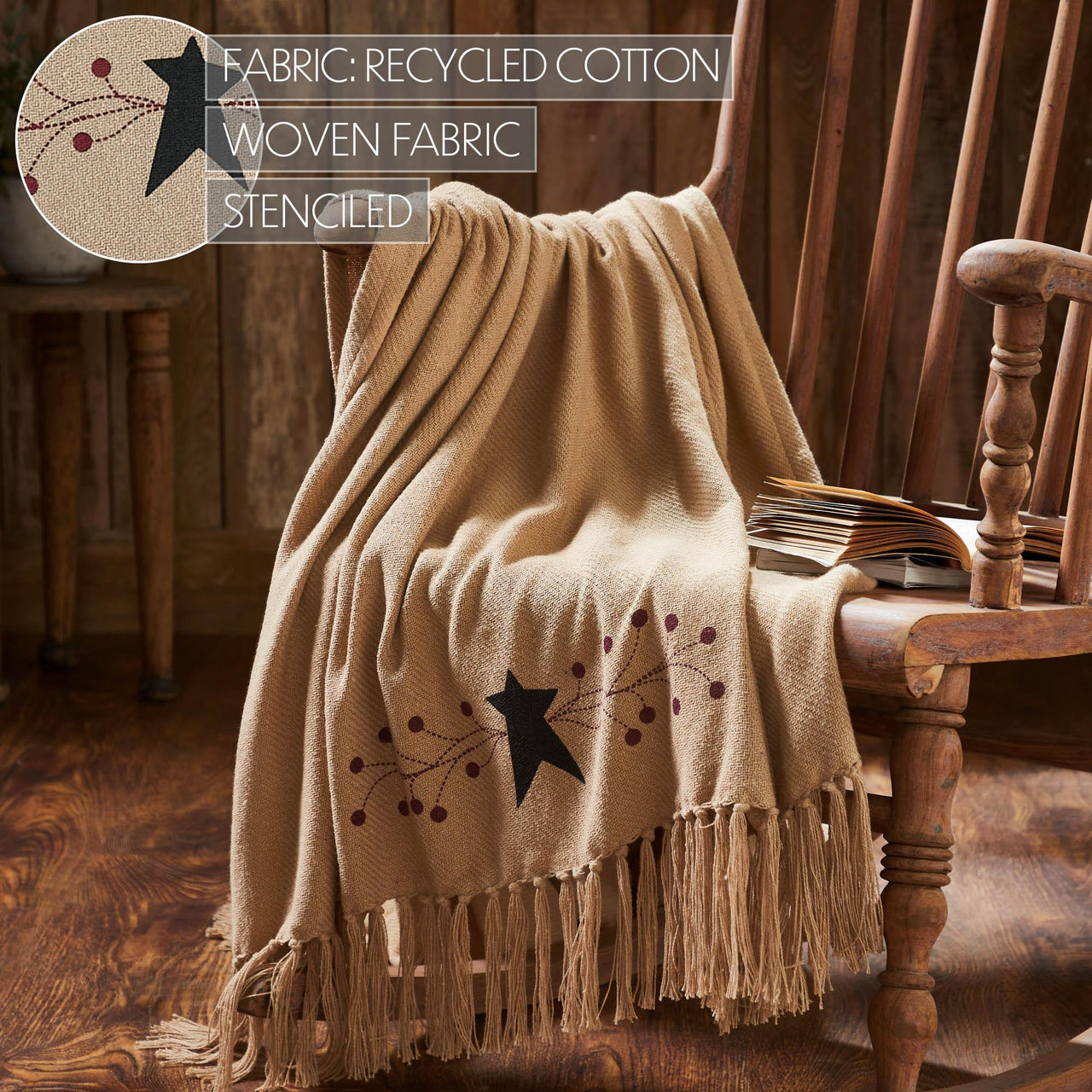 Pip Vinestar Woven Throw 50x60 - The Fox Decor