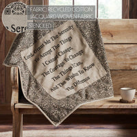 Thumbnail for Custom House Black Tan Jacquard Quilted Lap Throw 34Wx34L - The Fox Decor