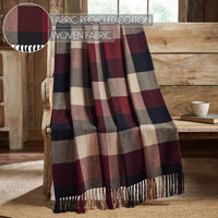 Thumbnail for Heritage Farms Primitive Check Woven Throw 50x60 - The Fox Decor